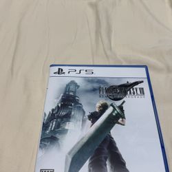 Rare Physical Copy Of Final Fantasy 7 Remake 