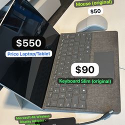 Microsoft Surface X Pro Tablet 13" w/ FREE Keyboard 