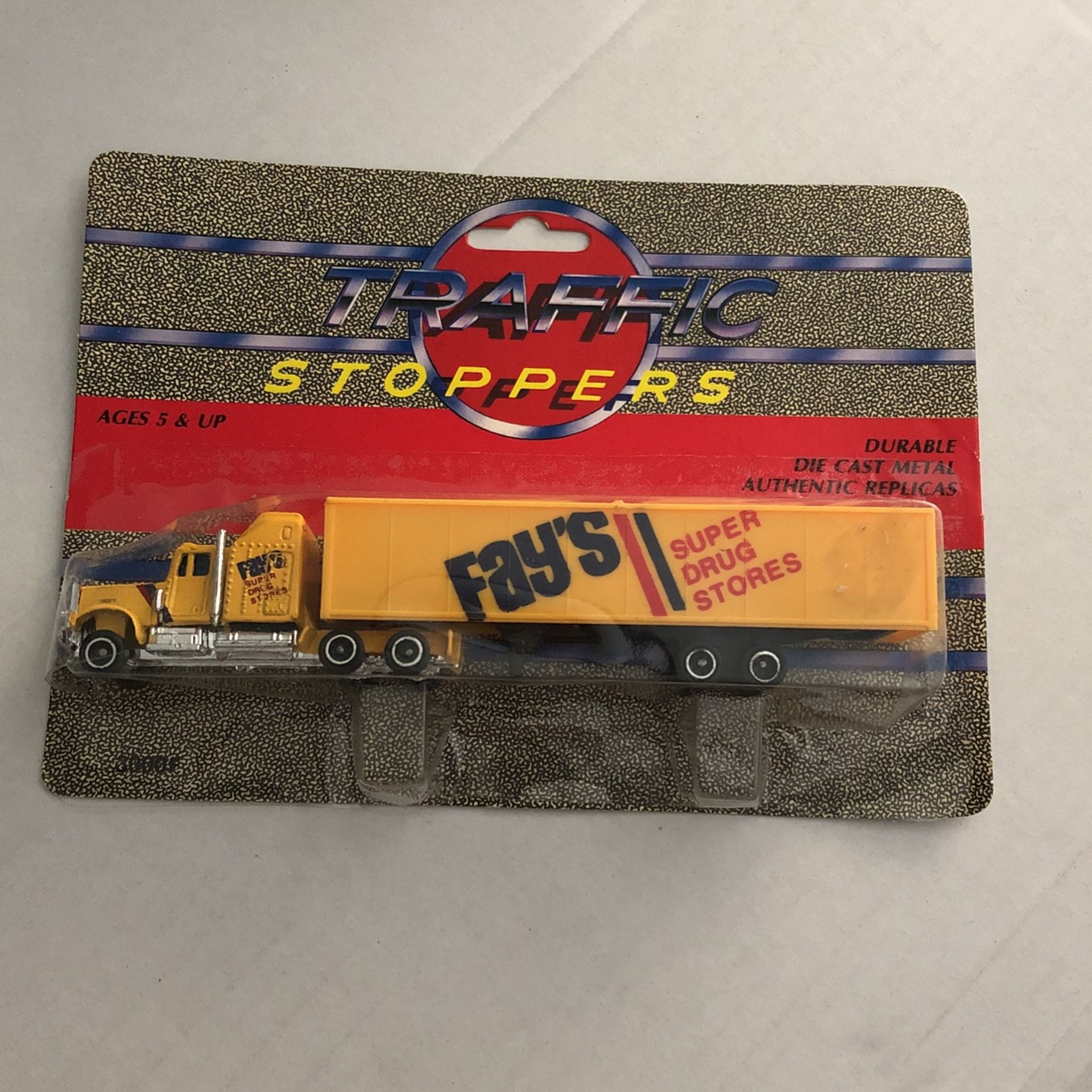 Traffic Stoppers Die Cast Metal Truck(Fay’s Super Drug Stores)