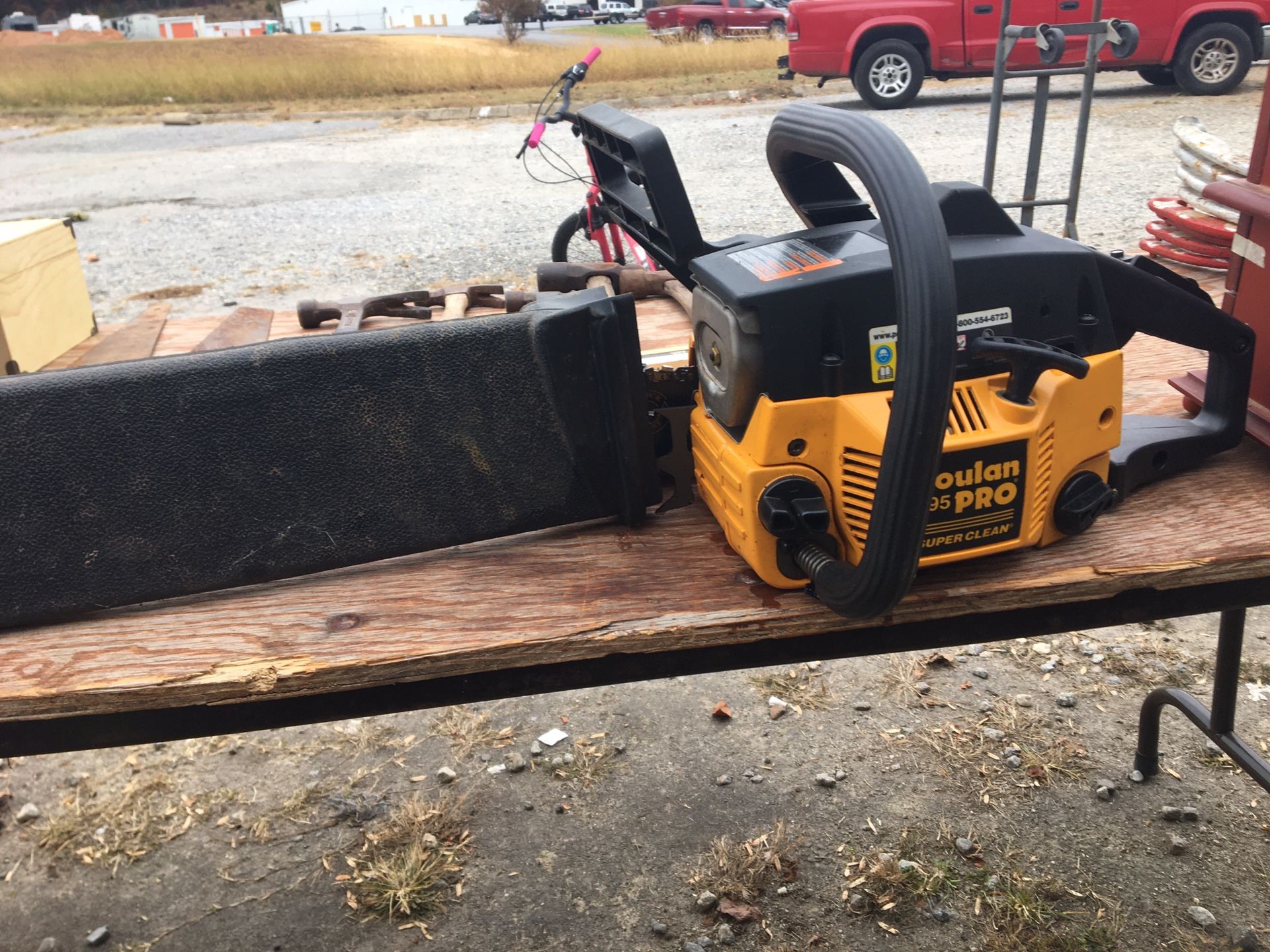 Open to negotiation or trade brand new poulan Pro 295 super clean never