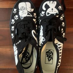 Vans With Cat Drawings