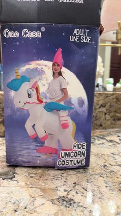 Adult One Size Inflatable Unicorn Costume