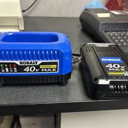 Kobalt 40v Battery and Charger
