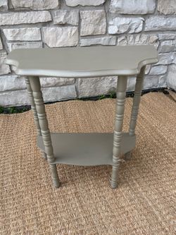 Vintage wood side table