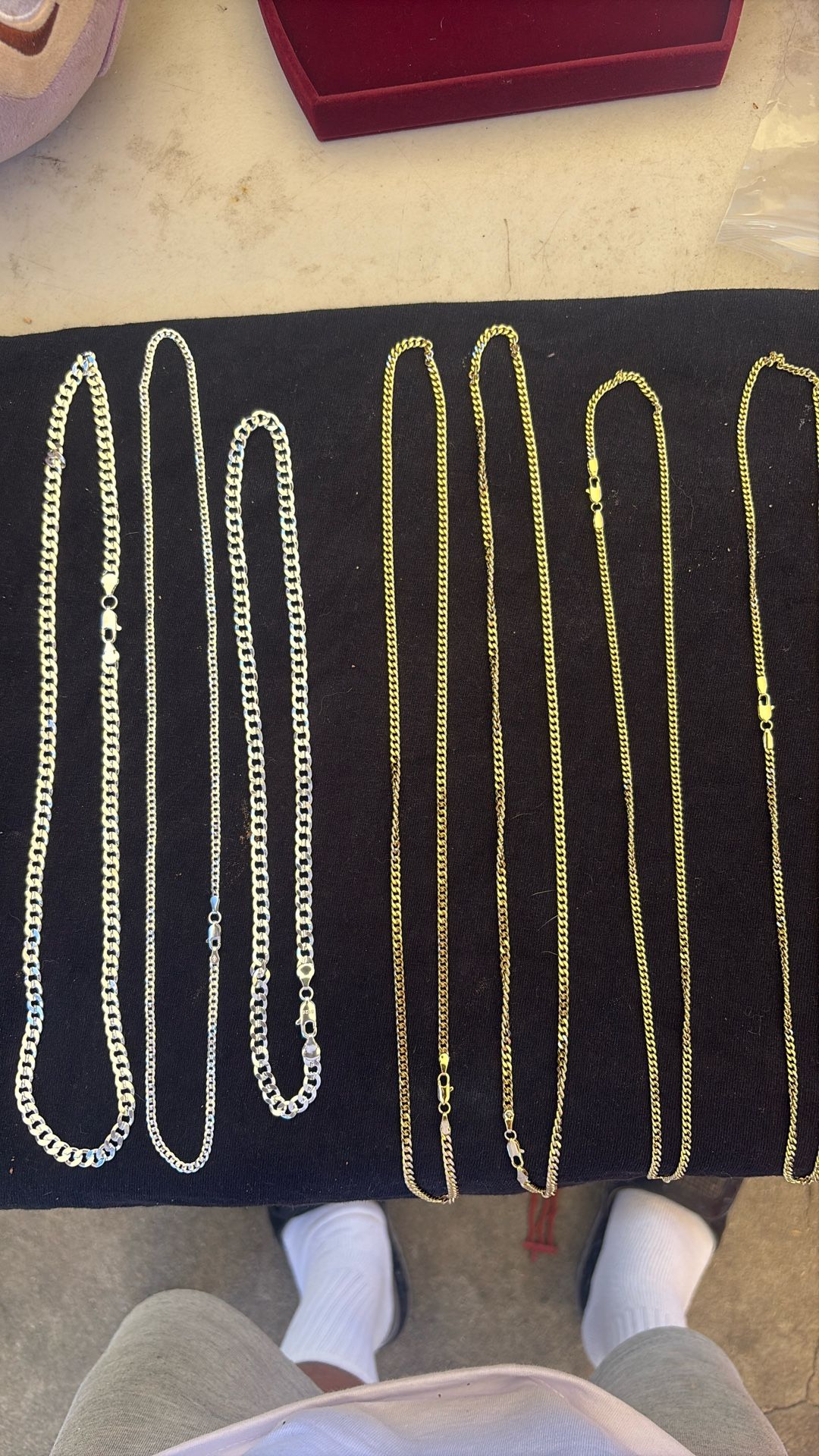 Sterling Silver Cubans