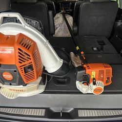 Serrucho Stihl de Extencion ht101 Seminuevo  $500 sopladora Stihl br800 $430