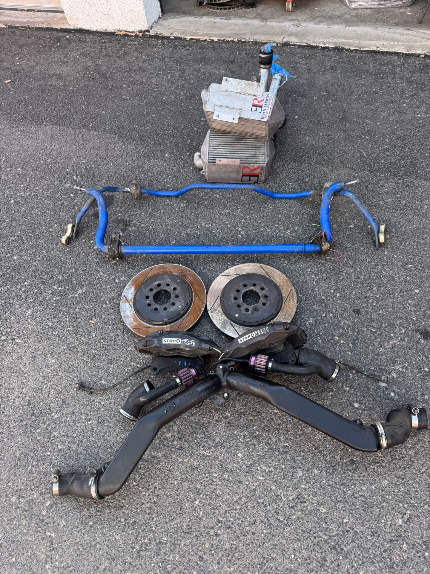 Audi A6 S4 B4 Aftermarket StopTech Has APR Caliper Evolution Intercooler 2.7t