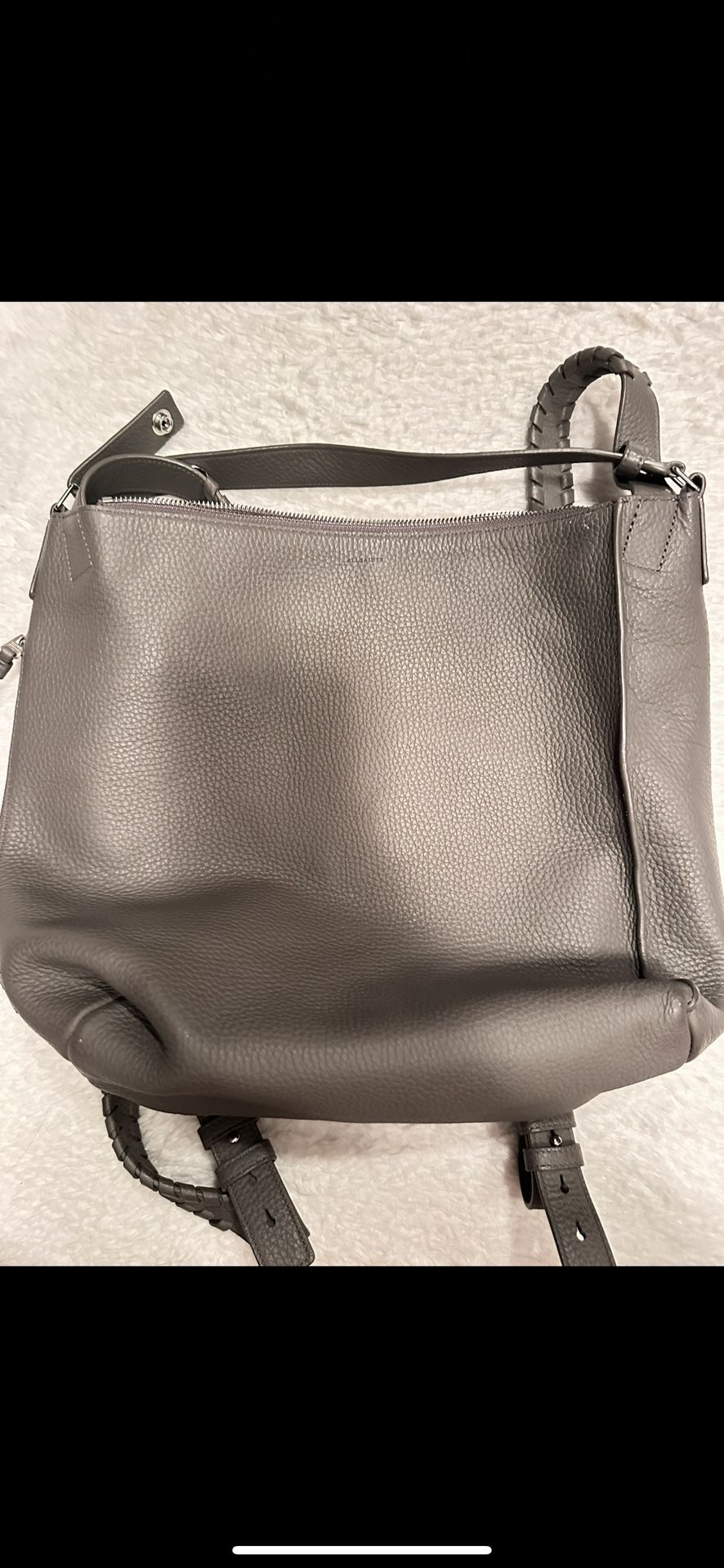 AllSaints Alpha Convertible Leather Backpack