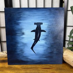 Hammerhead Shark Painting Hawaii Art