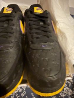 Kobe Bryant X Nike Air Force 1 Lakers Away Colorwave Size 8