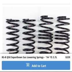 RSR Super Down Springs 