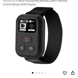 Remote Control Accessories for GoPro Hero Black 13/12/11/11Mini/10/9/8/Max,Wireless 269FT Remote Control Range OLED Display