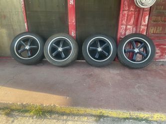 Rims with tires
