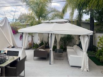 FREE 10x13 patio Gazebo with curtains