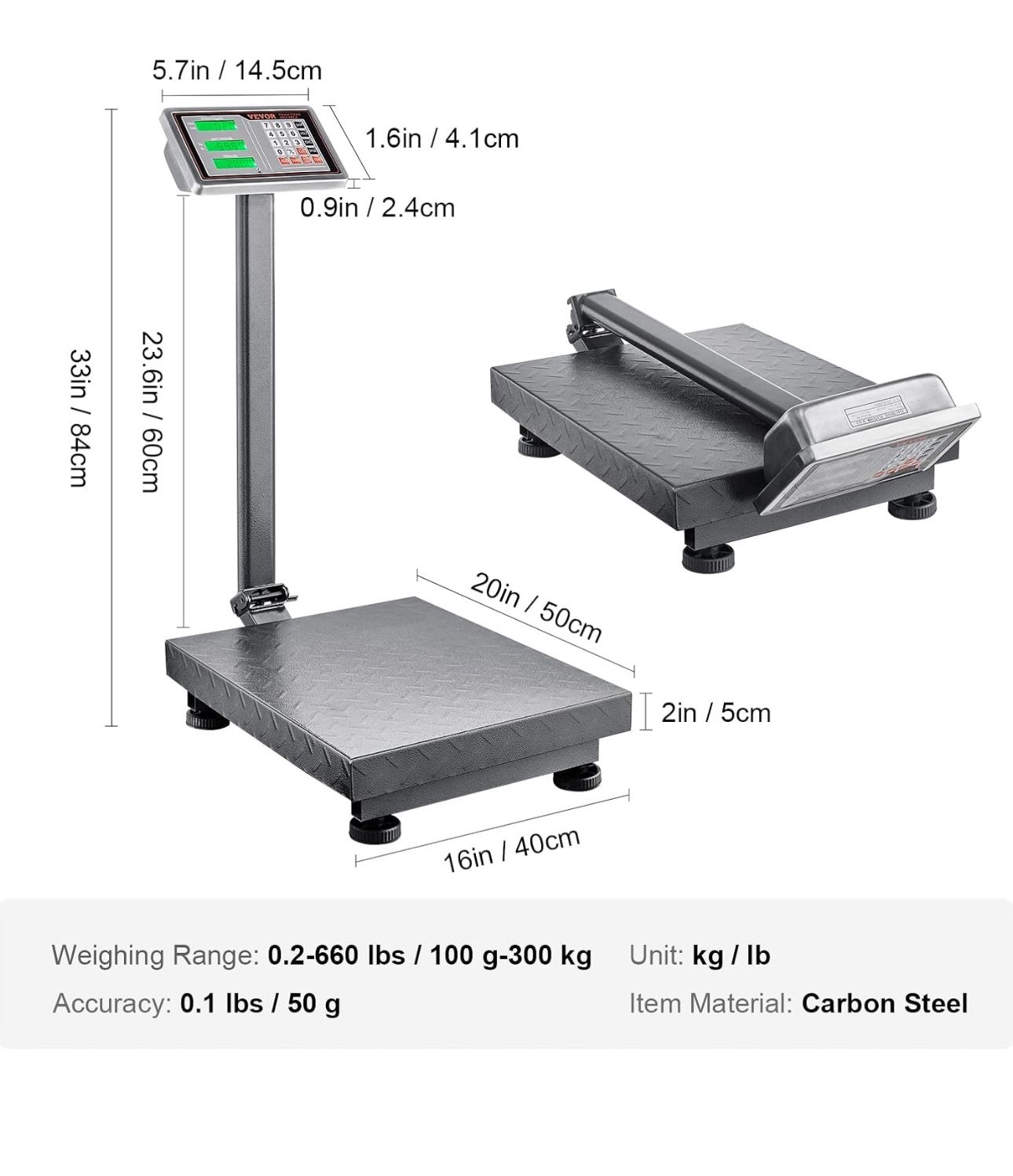 VEVOR Computing Digital Platform Scale