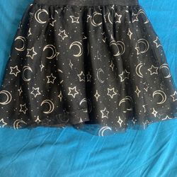 Girls Black And Whike Tutu Skirt