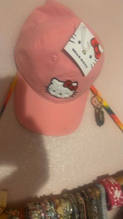 Hello Kitty Pink Baseball Cap with Tags