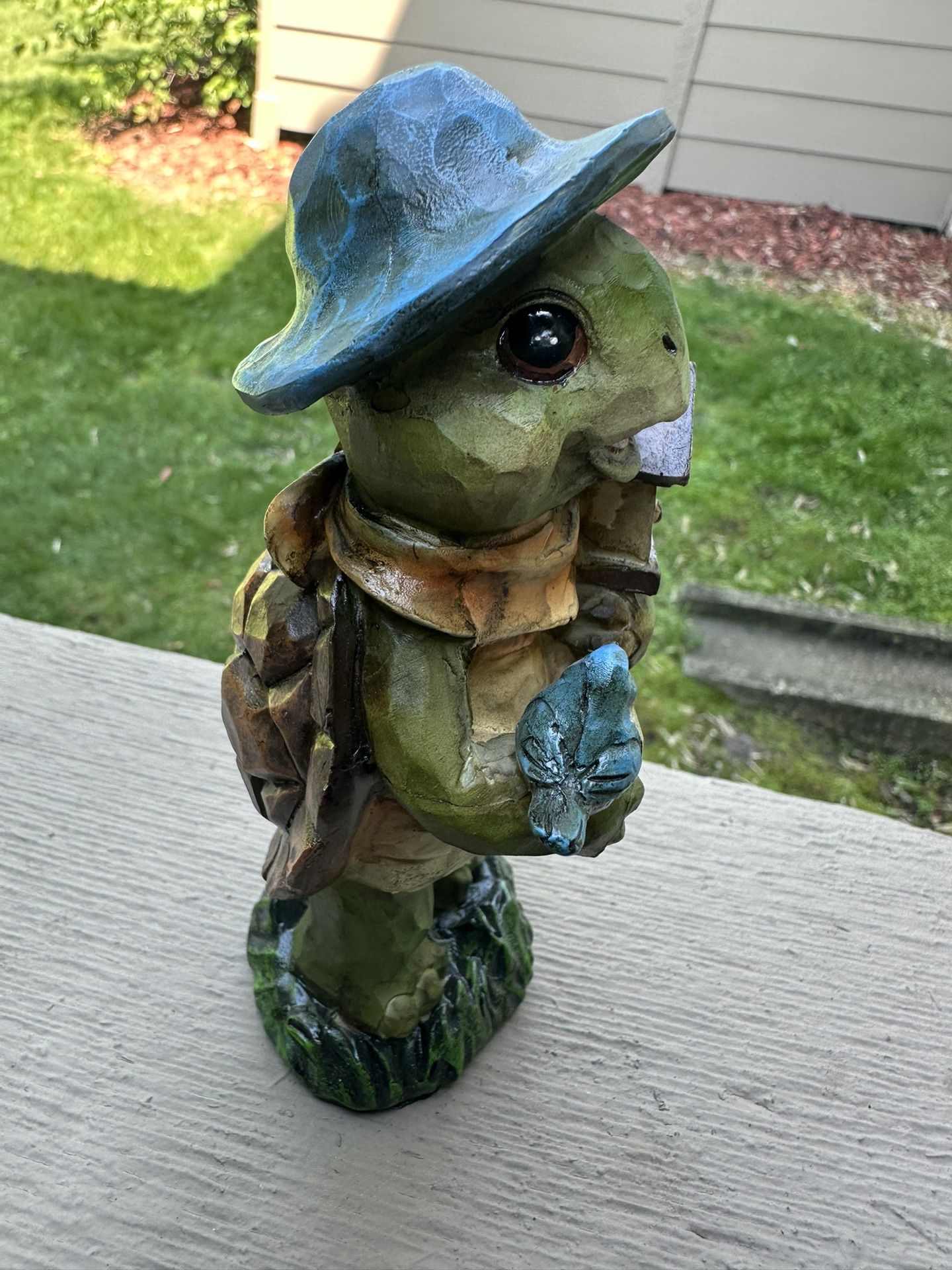 Welcome- Standing Turtle Figurine By Gerson