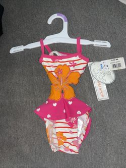 Baby Girl One Piece Swimsuit NWT