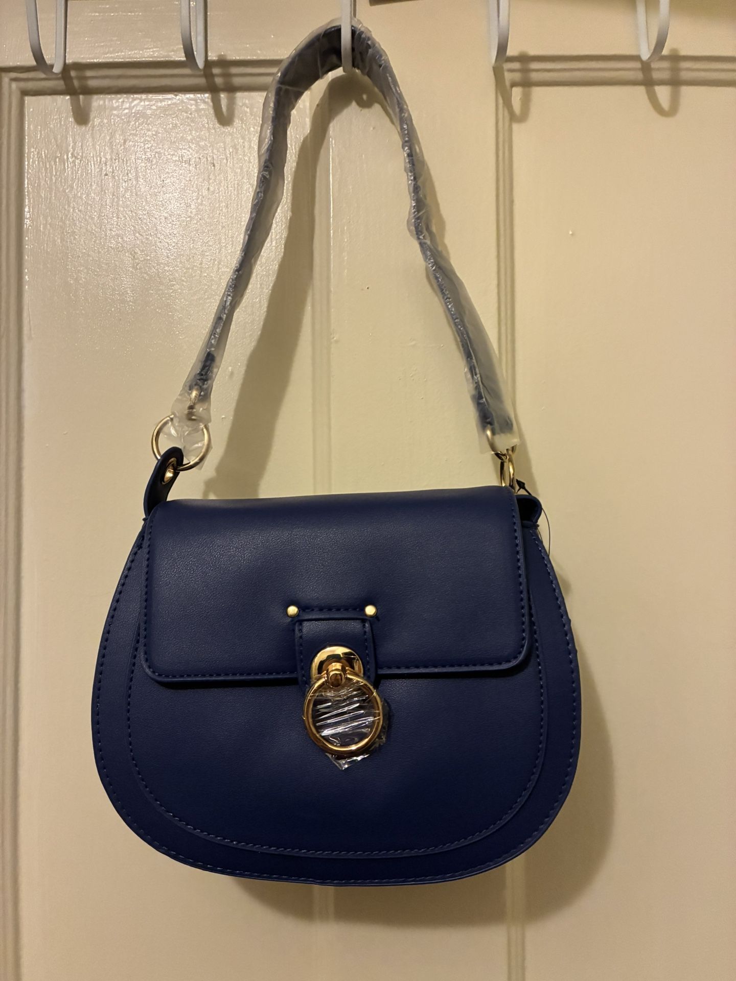 Badgley Mischka Royal Blue Handbag/Crossbody - Authentic