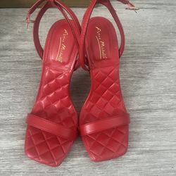 Red Sandal heels