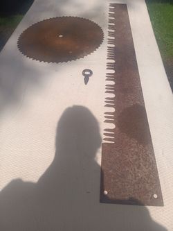 Drag and Buzz Saw Blade and Rafting Log Dog 