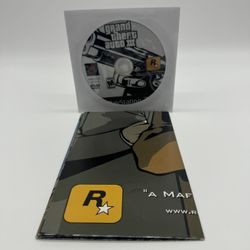 Grand Theft Auto III 3 GTA 3 (PlayStation 2 PS2) Poster & Disc Only