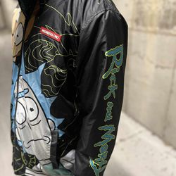 Rick & Morty X Members Only Bomber JACKET 