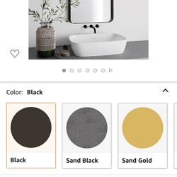 Set Of 2 Bathroom vanity Mirrors 24x36 Black Frame 