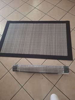 Black and White Grid Area Rug