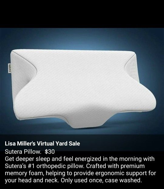 Sutera Orthopedic Pillow