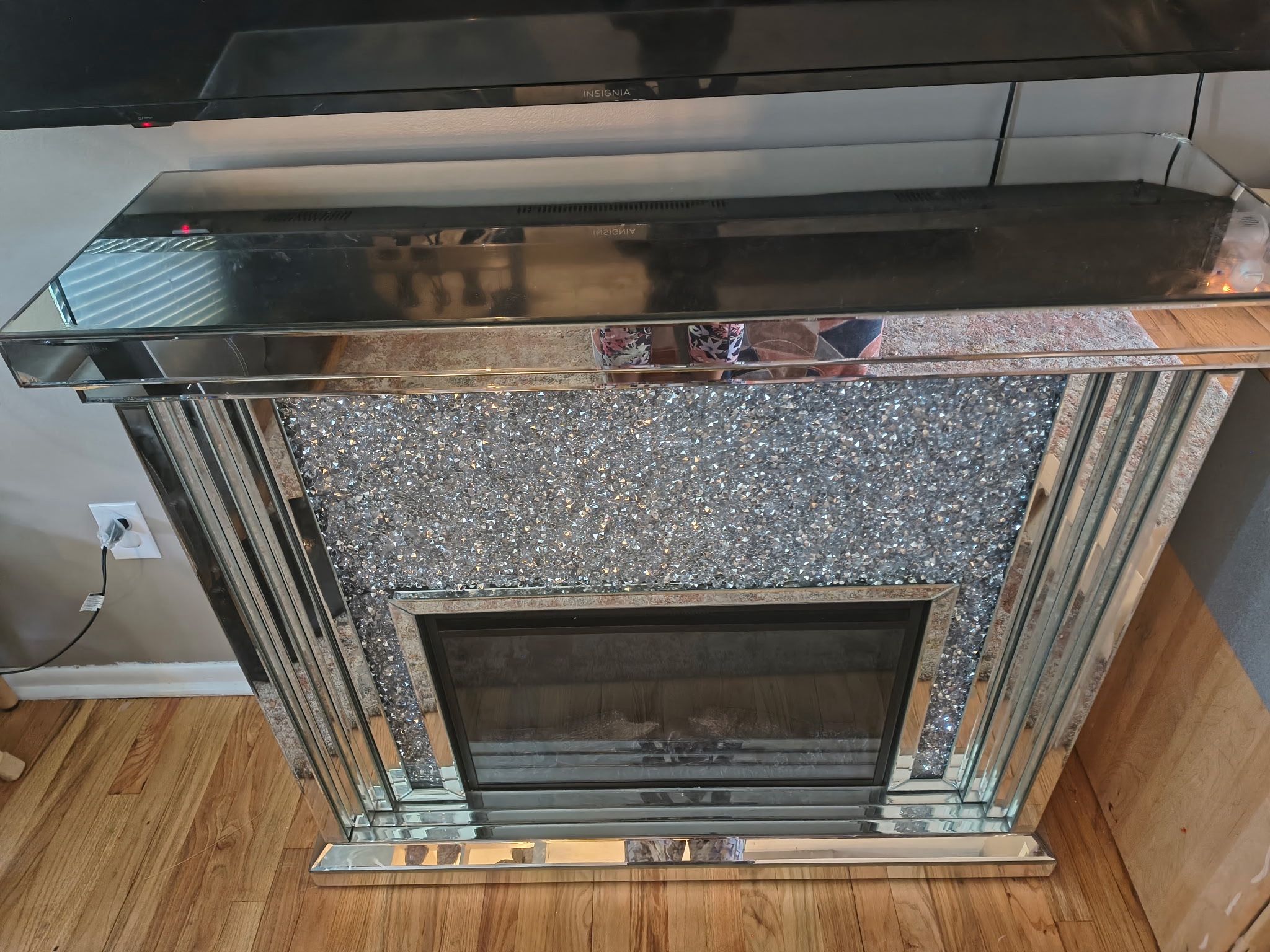 Glass Fire Place