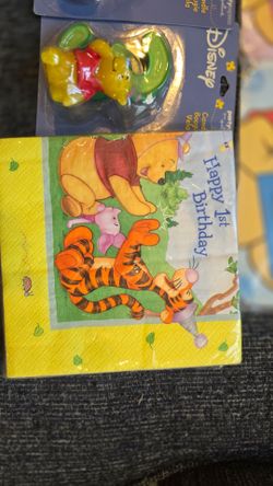 Winnie the Pooh 1st Birthday Party Supplies