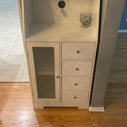 White Corner Shelf 5ft