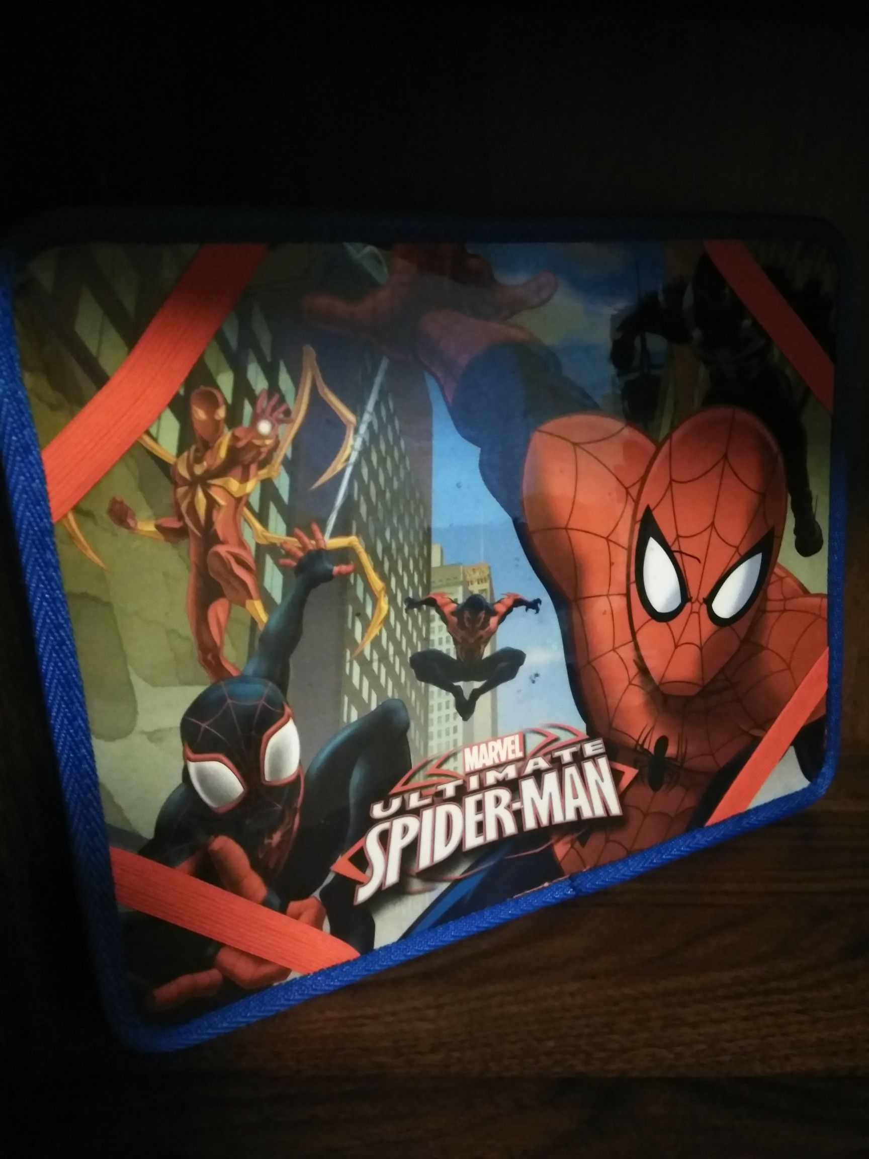 Marvel Spiderman Kids Desk w/ side pouches