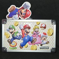 Super Mario Bros Locking Supply Box Vaultz Official Nintendo 8.5"