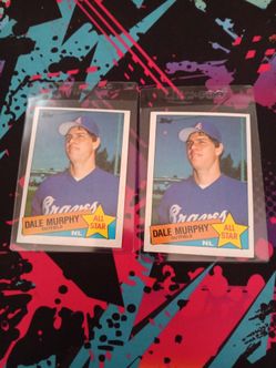 1985 Topps Dale Murphy error card