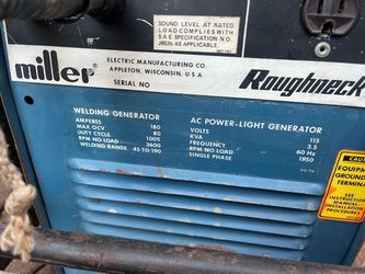 Miller welder and generator