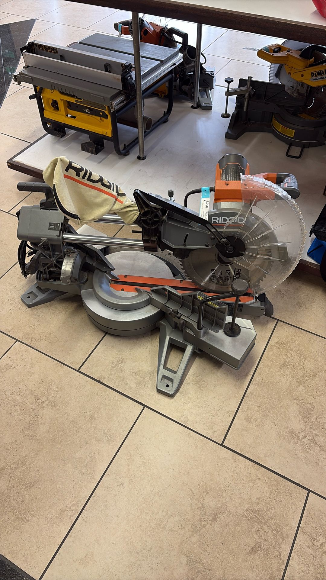 Ridgid Compound Sliding Miter Saw