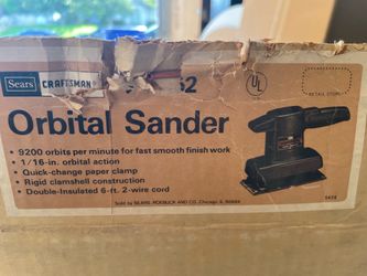 Craftsman Orbital Sander