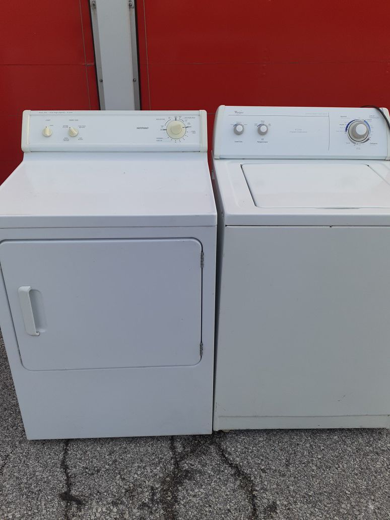 Washer and electric dryer set no issues free delivery and install also haul away your old broken appliances