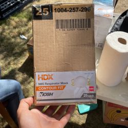 Hdx N95 Respirator Mask Contour Fit 