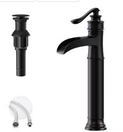 Single Hole Single Handle Bathroom Vessel Sink Faucet