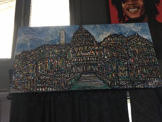 Hand painted DC capital