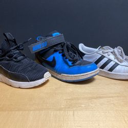 Nike Dunk Sb Adidas Superstar Nike Air Max Used Shoes Lot Kids Boys Youth 13C 13.5K 2 