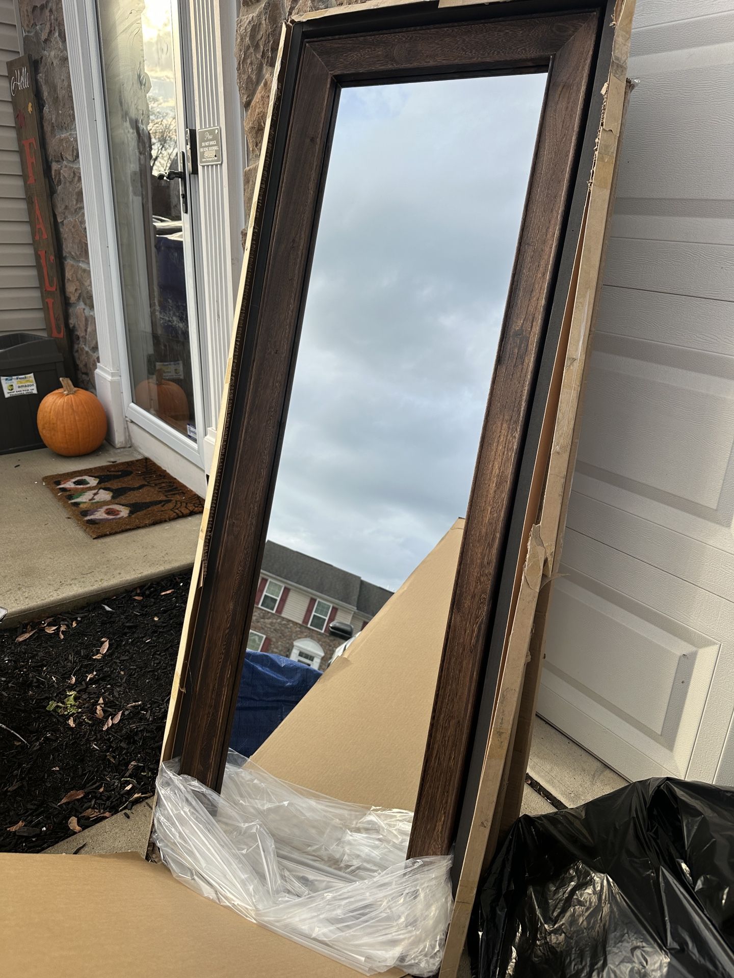 64x21 Rustic Farmhouse Full Body Mirror