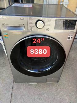 LG ThinQ 24" Front Load Washer