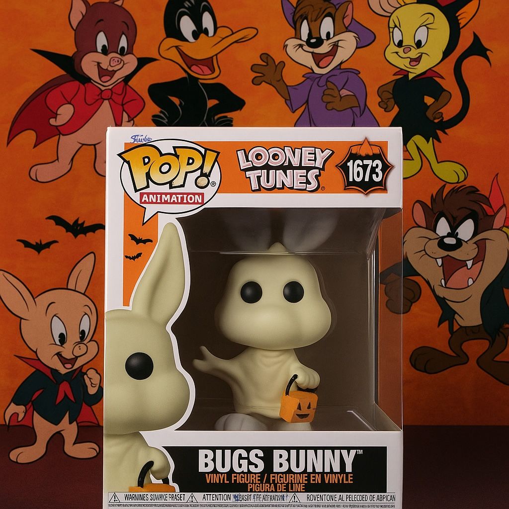 🎃 Funko Pop! Bugs Bunny Ghost #1673 – Looney Tunes Halloween
