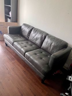 Leather couch