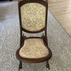 Vintage Victorian Era Rocking Chair